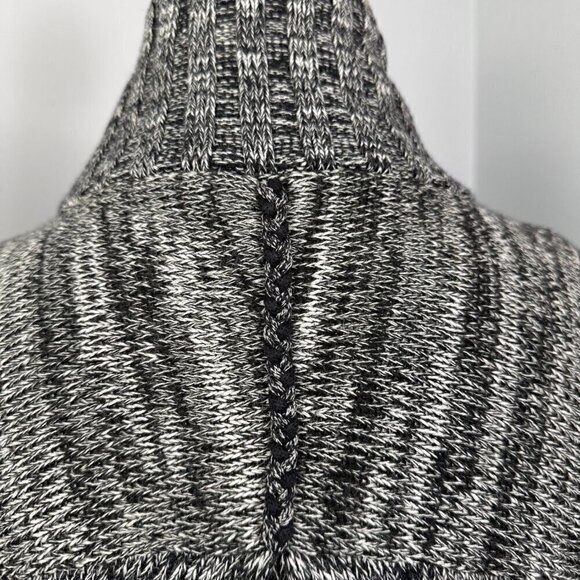 Ivivva Lululemon Gray Cotton Knit Sweater with Shawl Collar Size 12 - Picture 4 of 9
